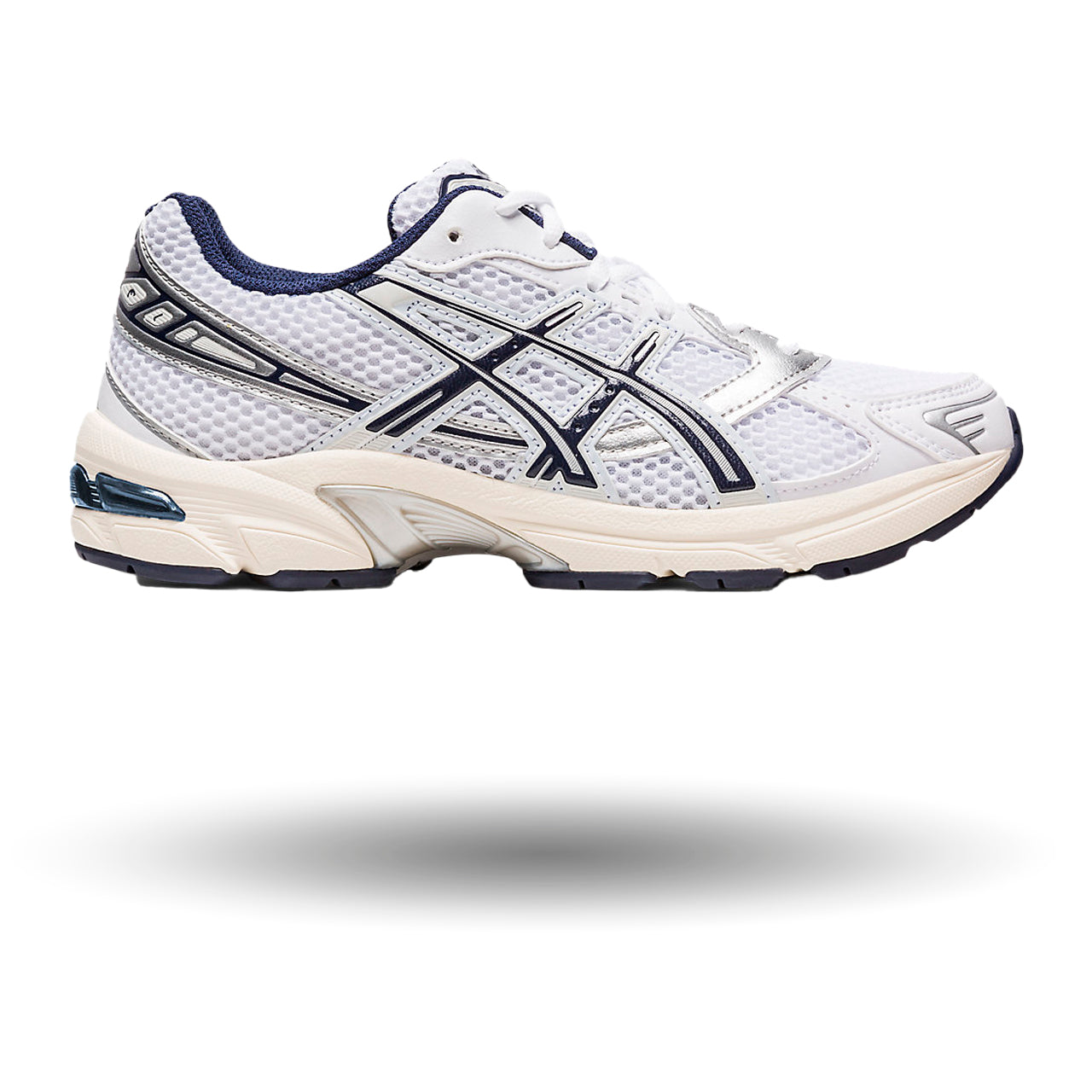 ASICS GEL-1130 women’s trainers in White Navy