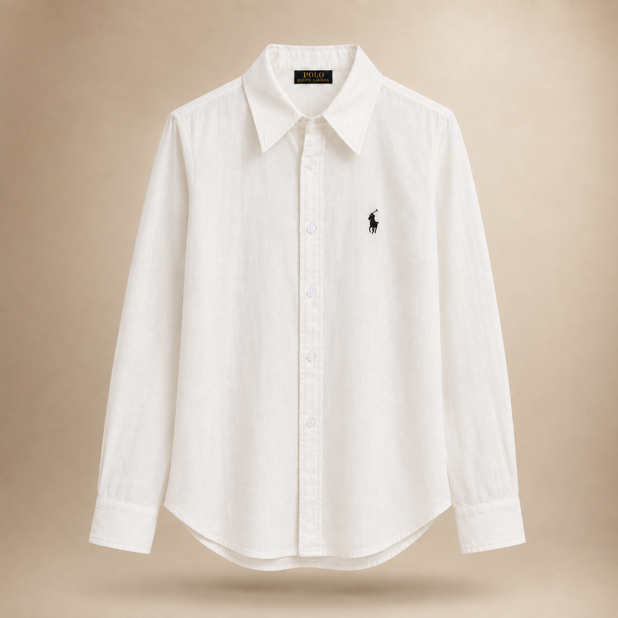 Polo Ralph Lauren Women’s Relaxed-Fit Linen-Look Long Sleeve Shirt