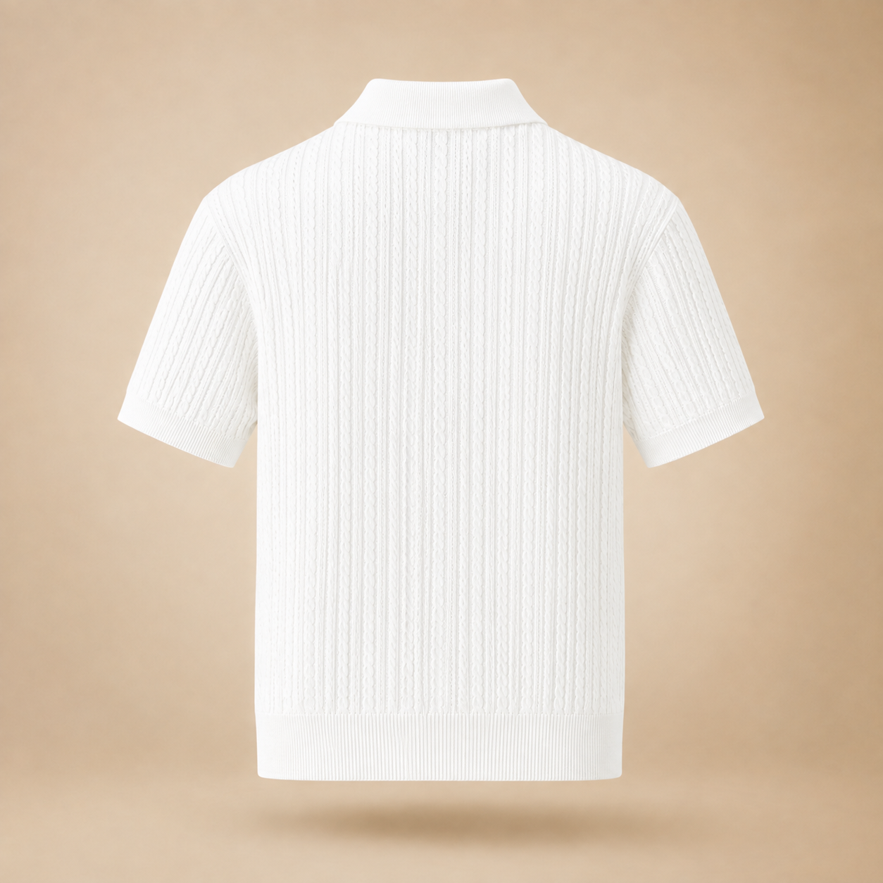 Polo Ralph Lauren Women’s Cable-Knit Short-Sleeve Polo Shirt