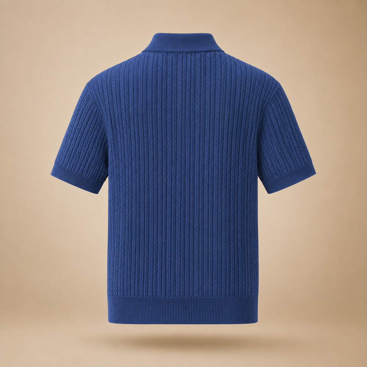 Polo Ralph Lauren Women’s Cable-Knit Short-Sleeve Polo Shirt