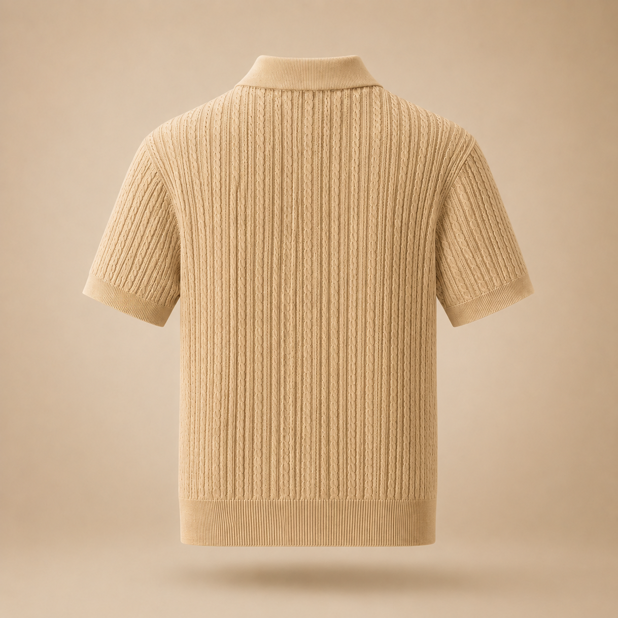 Polo Ralph Lauren Women’s Cable-Knit Short-Sleeve Polo Shirt