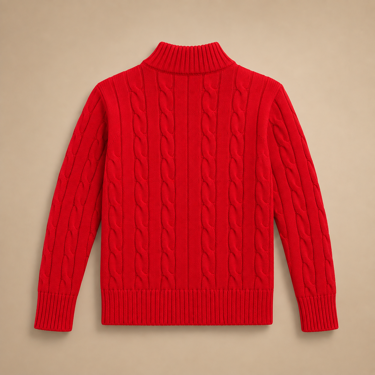 Polo Ralph Lauren Women’s Cable-Knit Cotton Jumper – Zip Neck