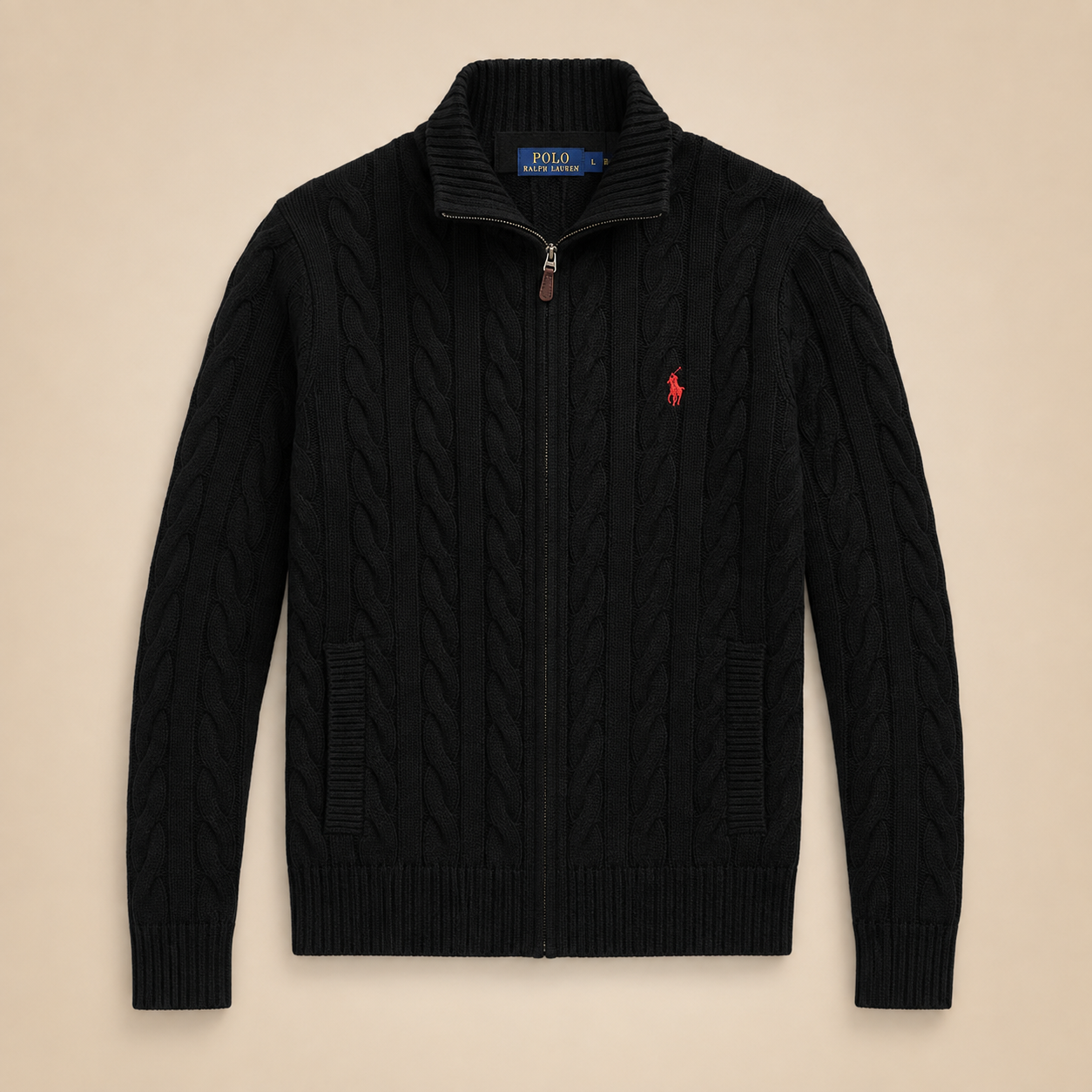 Polo Ralph Lauren Women's Cable-Knit Full-Zip Jumper