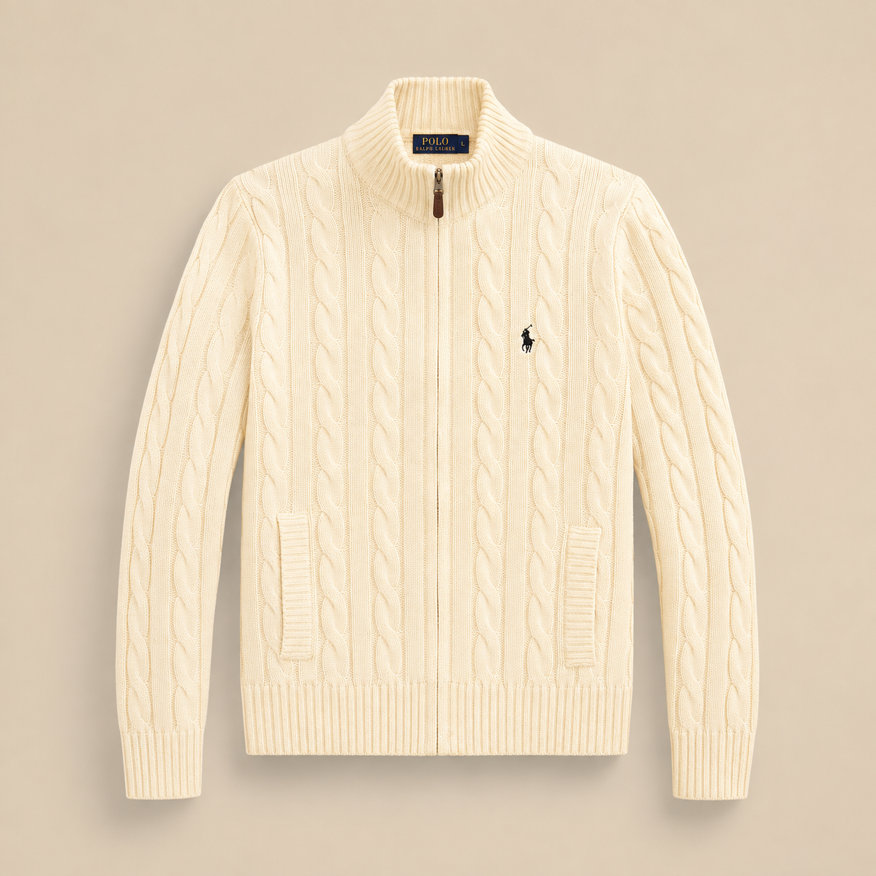 Polo Ralph Lauren Women's Cable-Knit Full-Zip Jumper