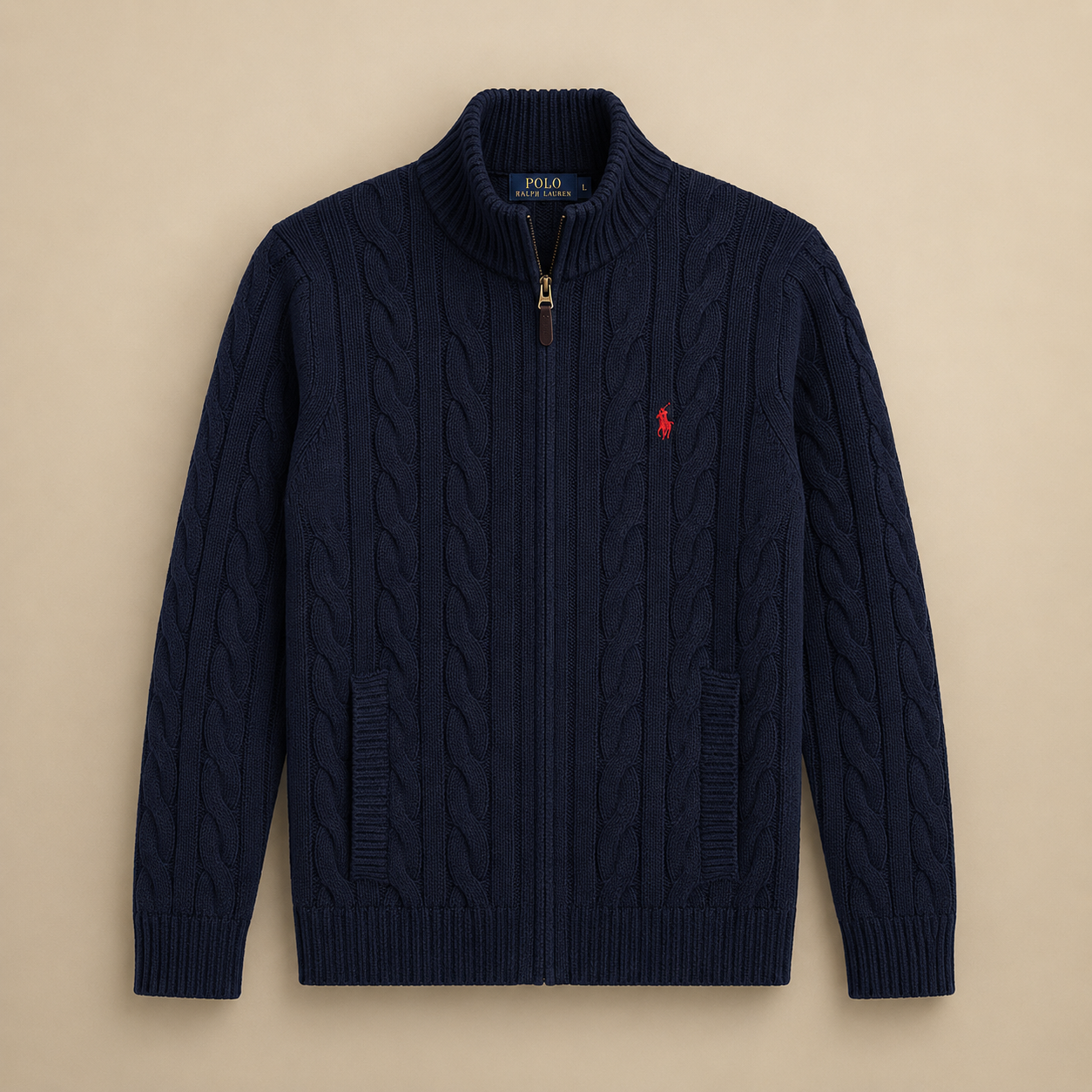 Polo Ralph Lauren Women's Cable-Knit Full-Zip Jumper