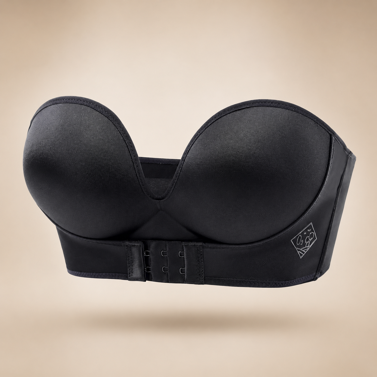 Strapless Front-Closure Wireless Bra