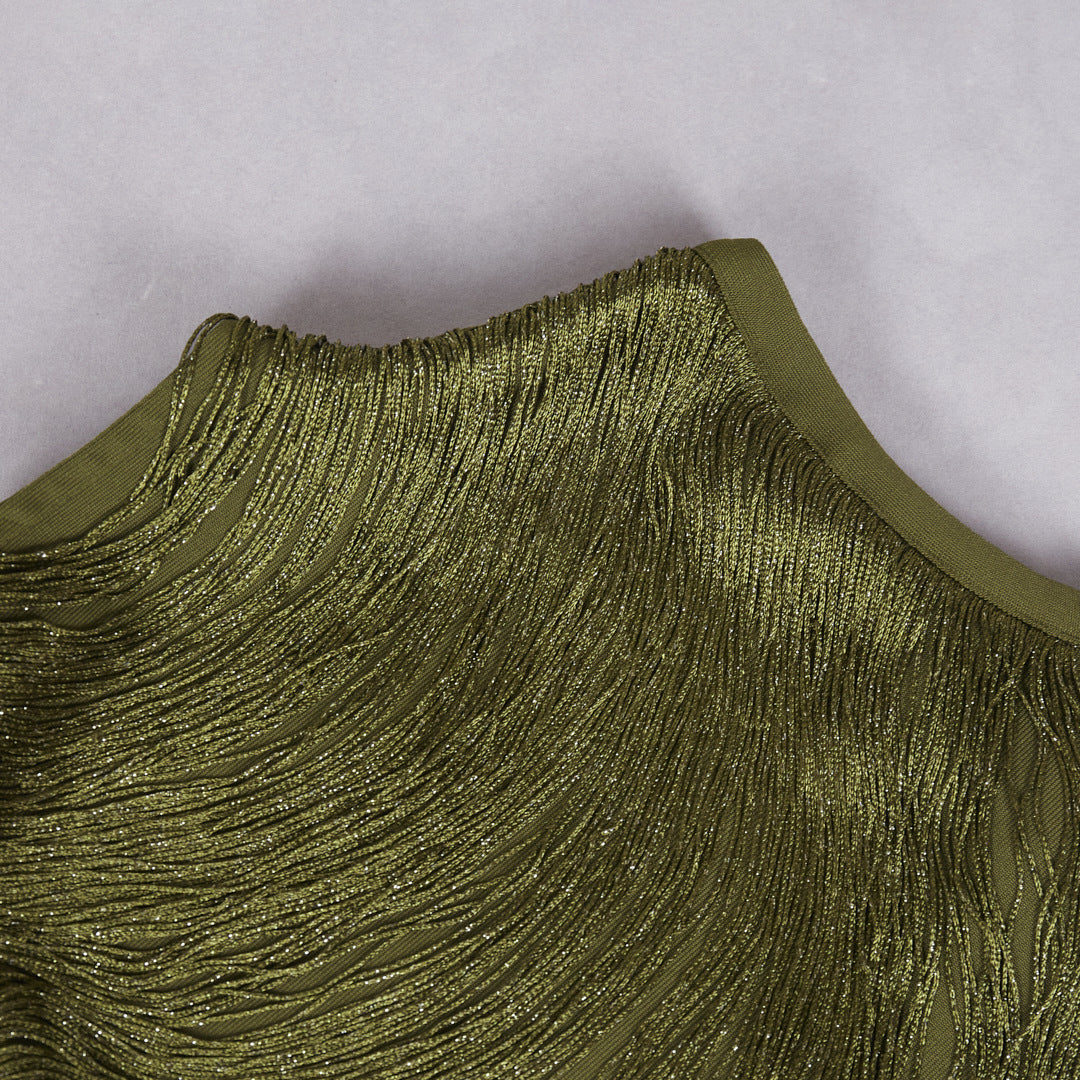 Ensemble élégant sans manches jupe en satin pour soirées et mariages