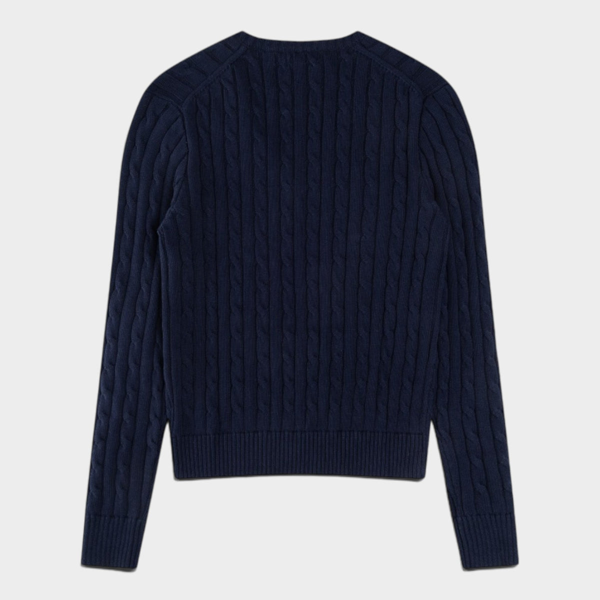 Polo Ralph Lauren Cable-Knit Cotton V-Neck Jumper – Women’s