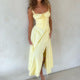 Women's Backless Floral Print Midi Dress for Summer Holiday