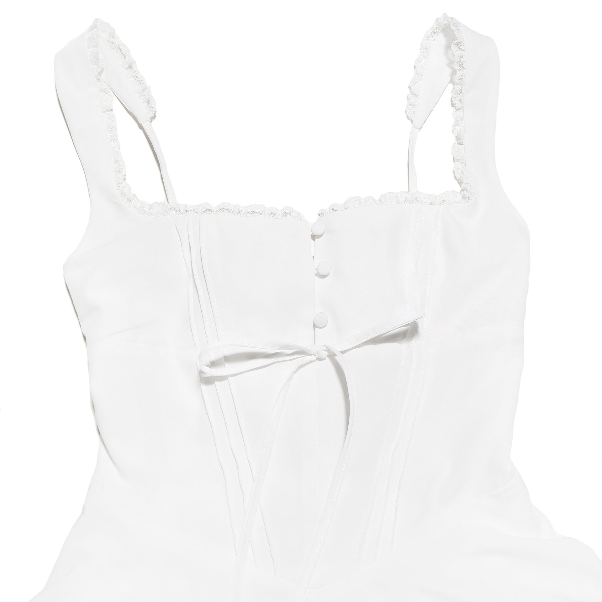 Mini-robe corset dos nu en dentelle pour les soirées romantiques et les vacances