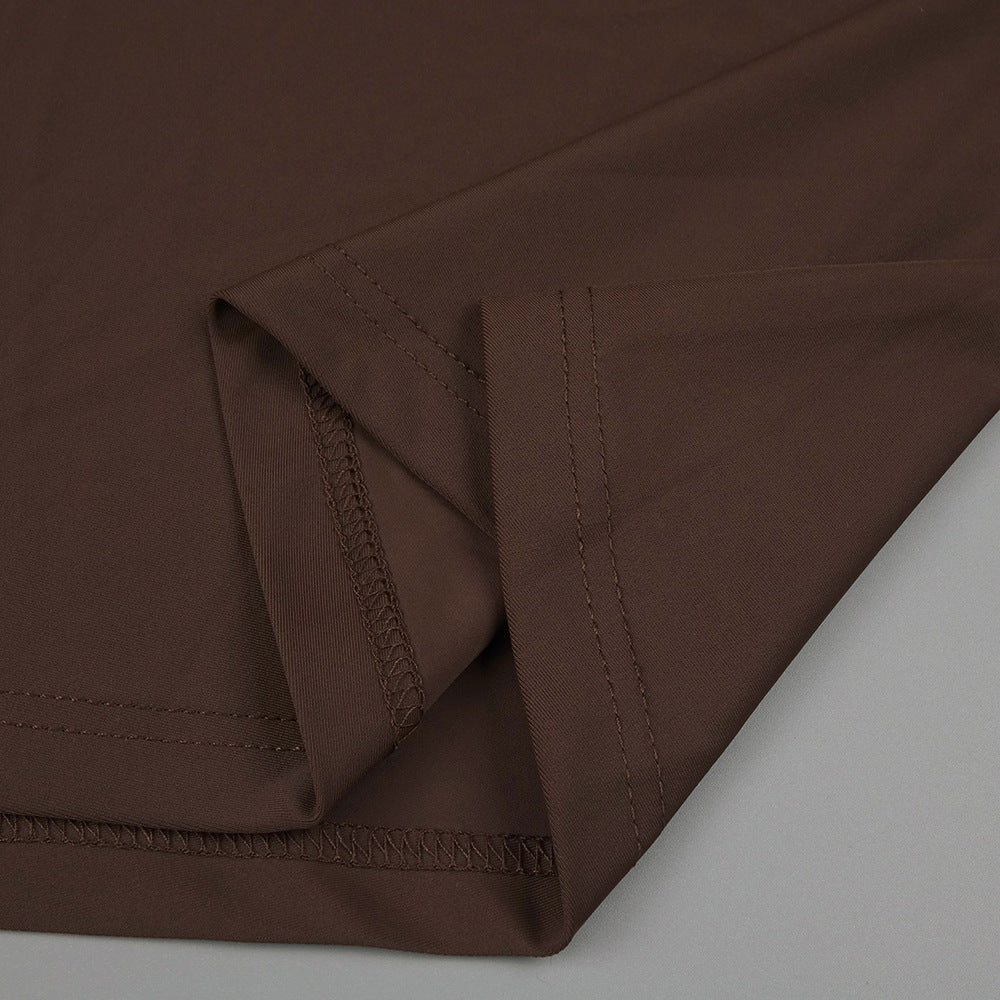 Robe longue élégante pour femme, ajustée à la taille, pour dîner et sortie décontractée