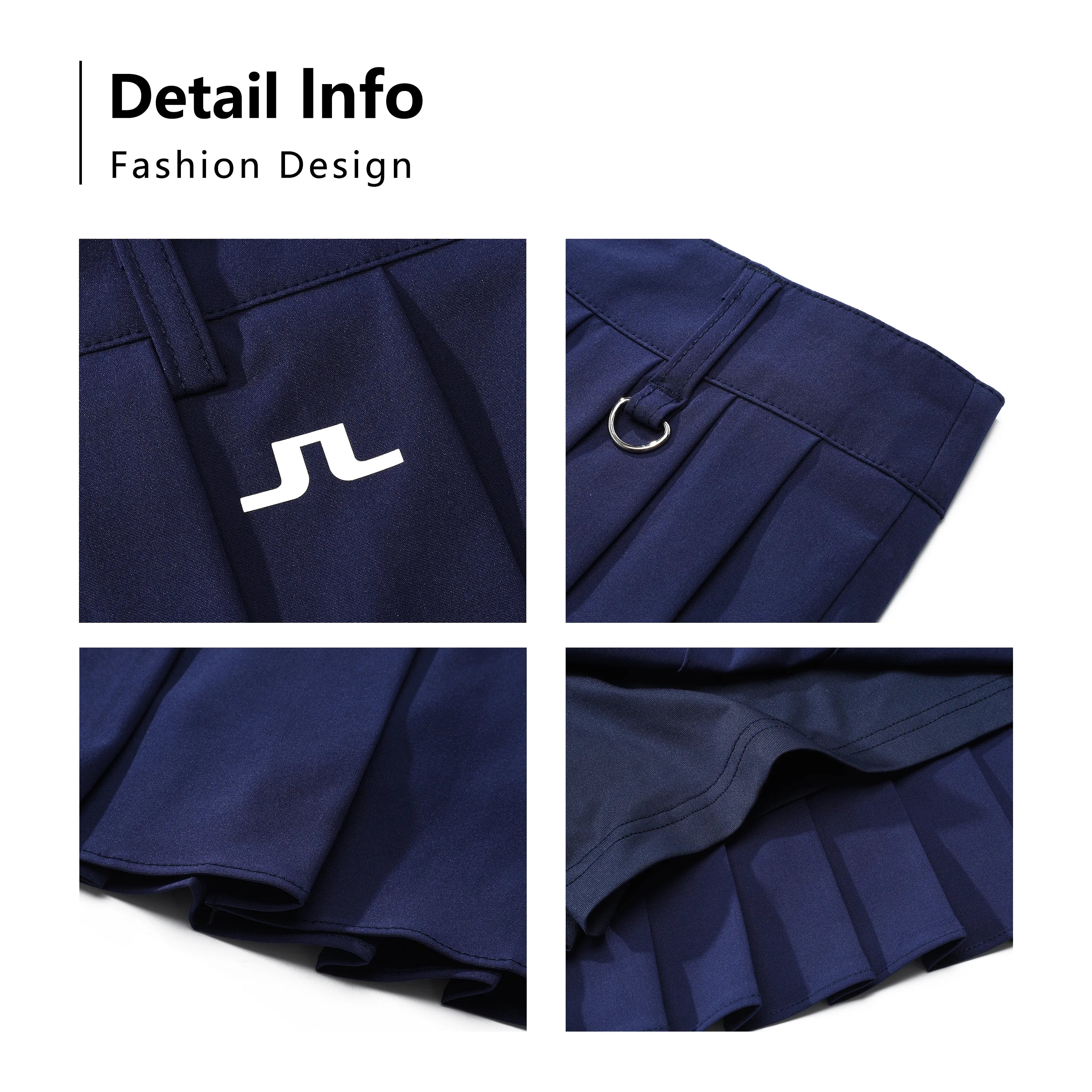 Titleist Performance golf skort in navy with integrated under-shorts and concealed pocket