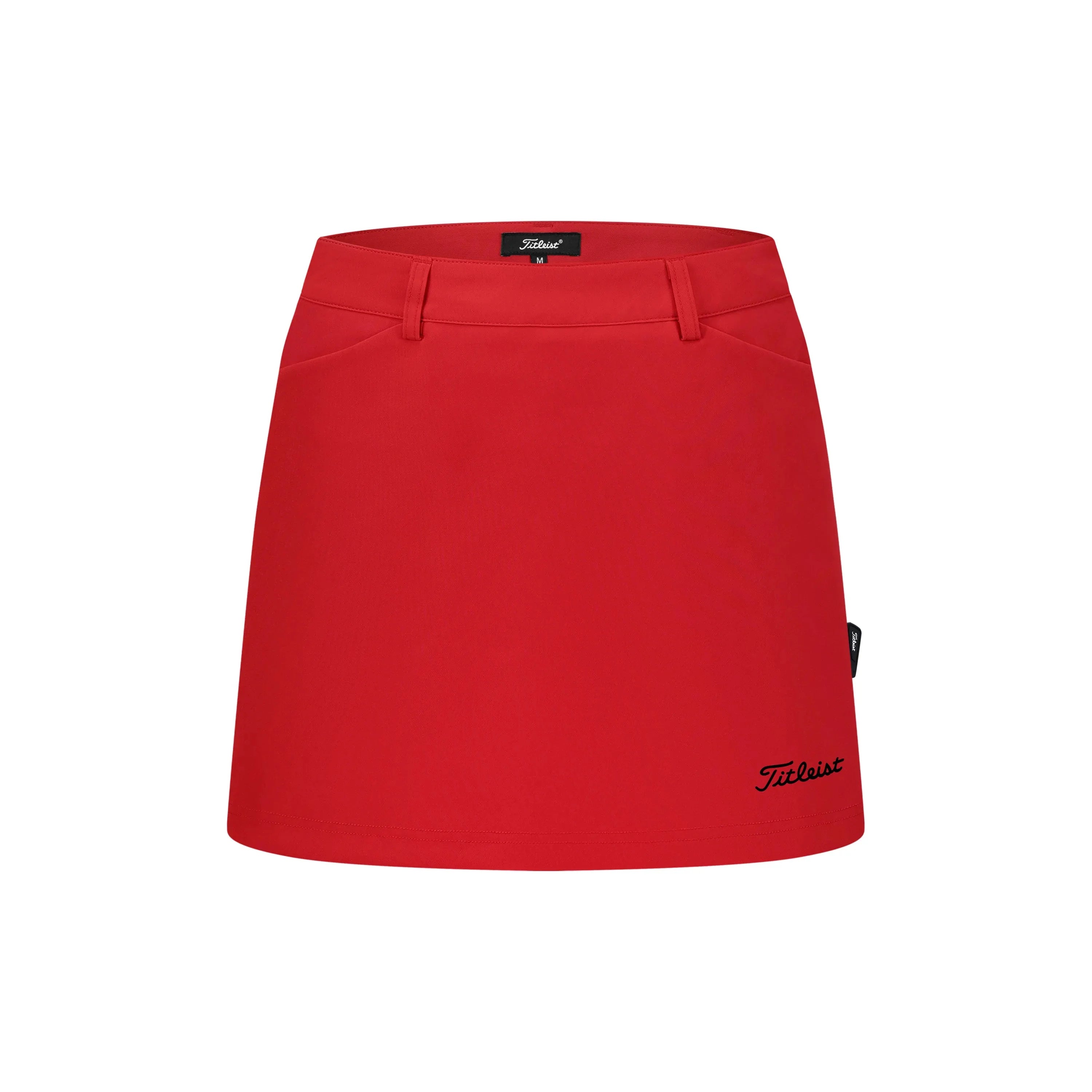 Titleist Tour-Fit high-waisted women's golf skirt with inner compression shorts