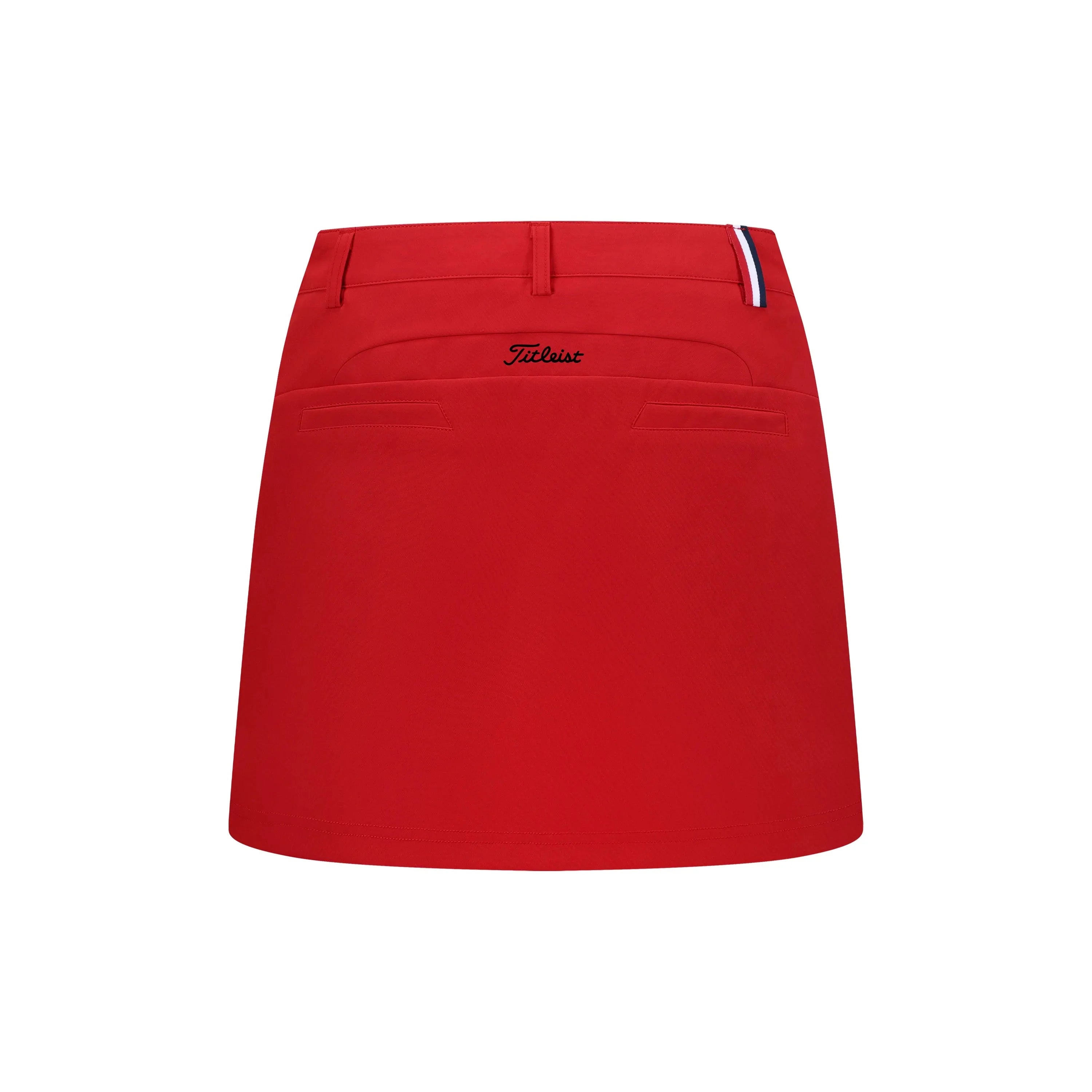 Titleist Tour-Fit high-waisted women's golf skirt with inner compression shorts